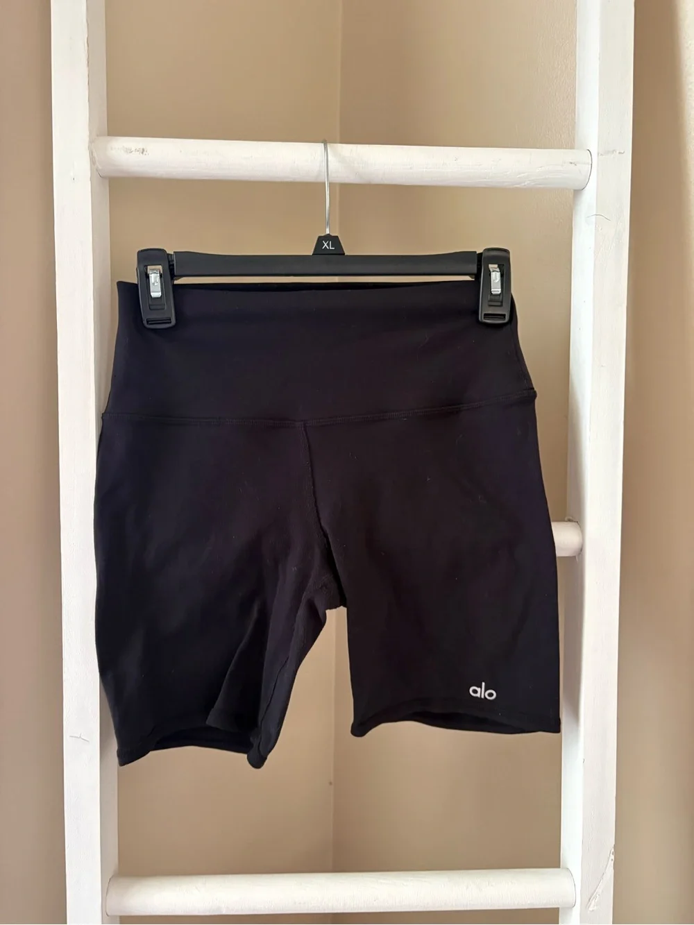 ALO Yoga Black High-Waist Bike Shorts